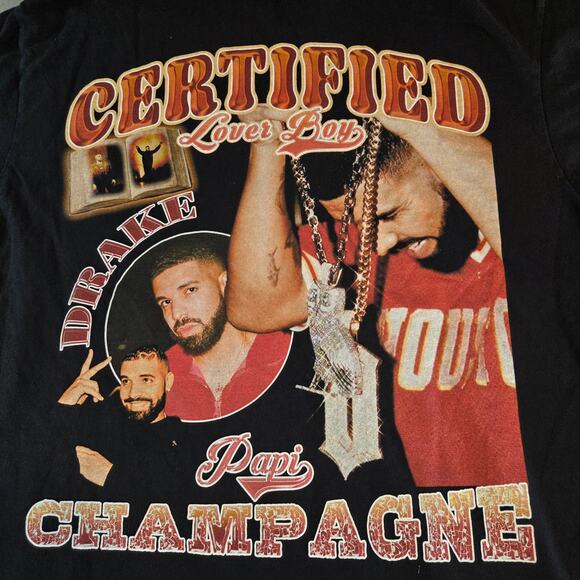 Drake Certified Lover Boy Rap Tee Shirt Aubrey Graham Wu-Tang Drizzy L - Picture 4 of 9
